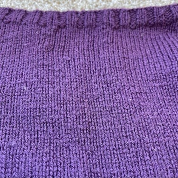 Berek Wool Sweater Farmcore Picket Fence Rooster Knit Cottagecore Size Small - Picture 8 of 9